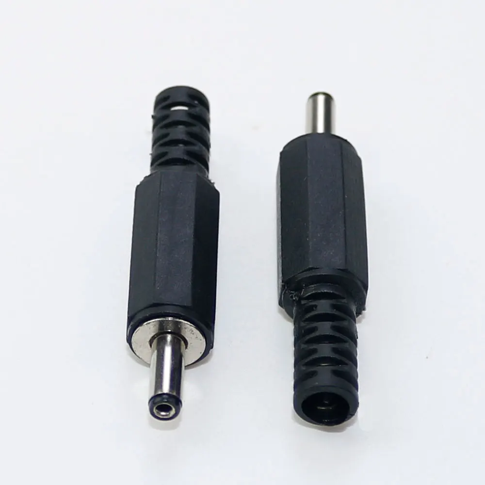 Enchufe de punta de barril de alimentación de CC, 1 piezas, 3,5x1,3mm, adaptador de conector Jack de soldadura macho de 3,5mm - imagen 2