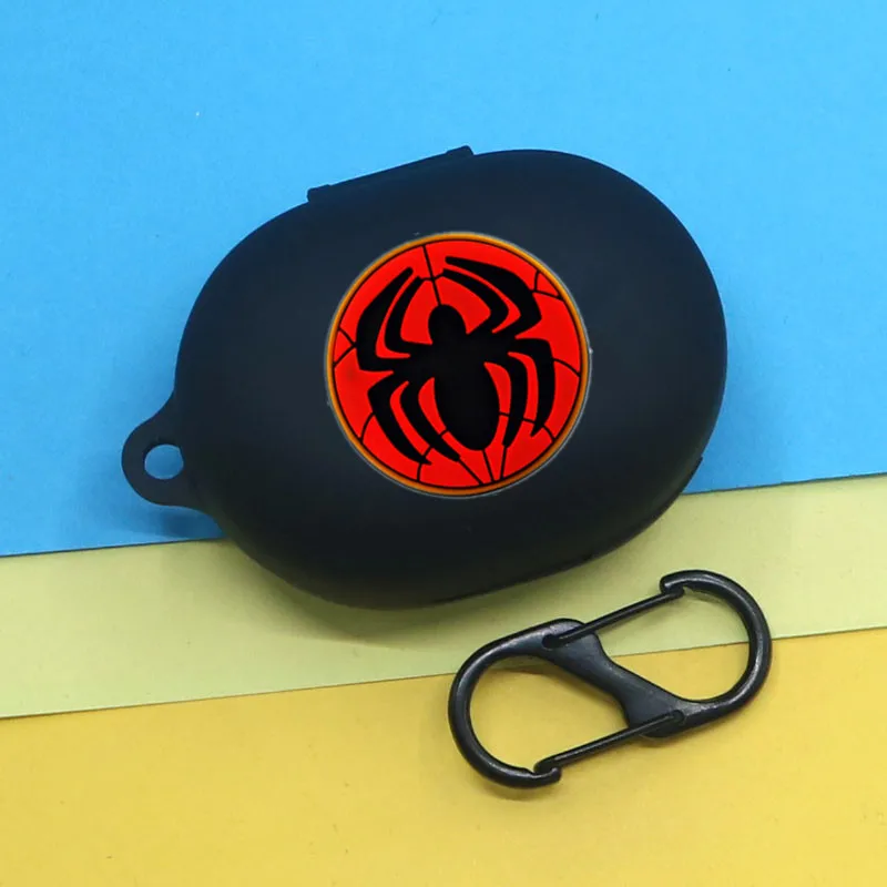 Funda para auriculares de dibujos animados de Marvel para Haylou GT7, auriculares inalámbricos de silicona con Bluetooth, caja de carga, carcasa protectora con gancho - imagen 4