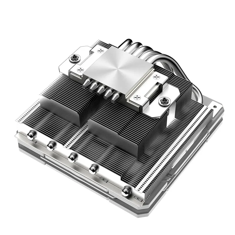 ID-COOLING IS-55, Enfriador de CPU de 5 tubos de calor, radiador de 120MM, ventilador ARGB, Enfriador de aire de perfil bajo para LGA1700/1200/115x Ryzen AM4 AM5 - imagen 2