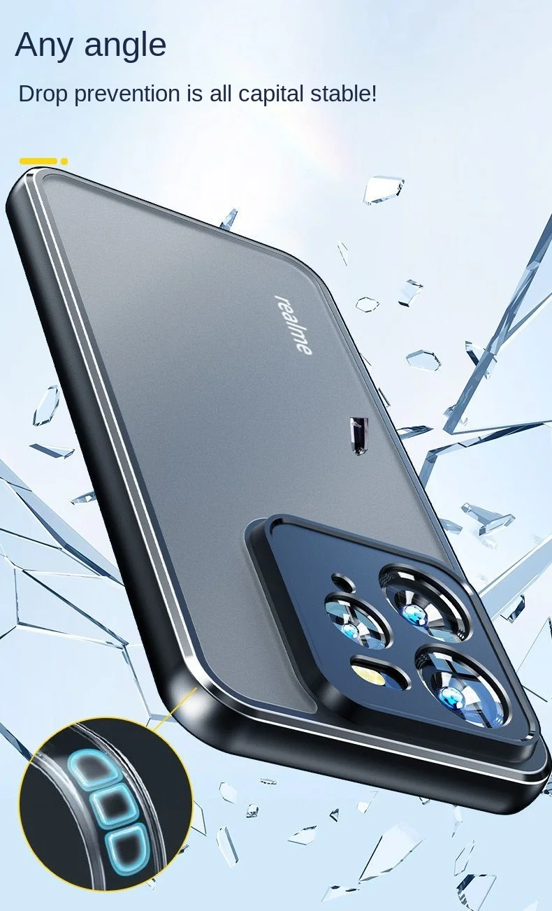 Para OPPO Realme GT 7 Pro funda de silicona suave mate a prueba de golpes funda protectora trasera para Realme GT 6 6T Neo 6 SE carcasa de teléfono - imagen 3