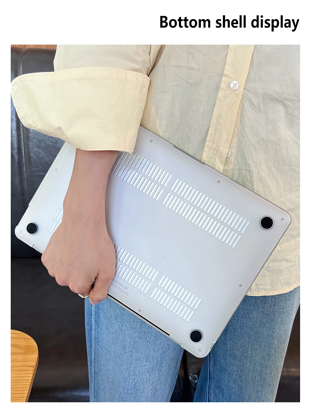 Funda de portátil para MacBook Air M4 Pro 13 M2 2022, funda M1 2020 2023 Pro 14 16 M3 2024, carcasa dura para Air 13,6 15,3, funda con estampado brillante - imagen 3