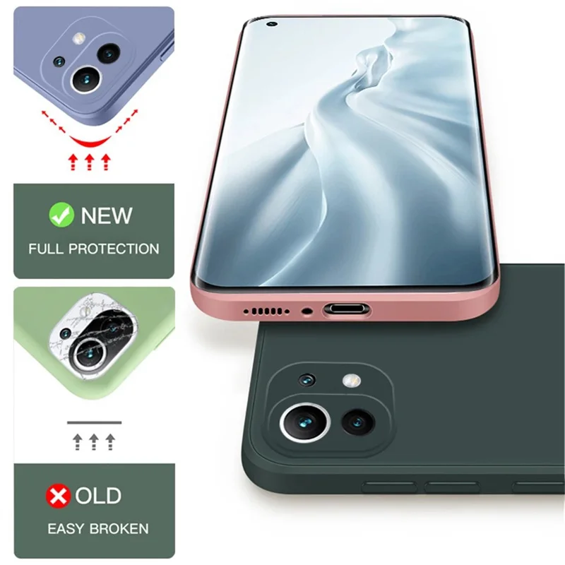 Funda de silicona líquida para móvil, carcasa para Xiaomi Mi 5X, 6X, 8SE, 9, 9T Pro, A3, 8 Lite, Mi 10, 10T Lite, Mi10, CC9 Pro, CC9E, Mix 2S - imagen 5