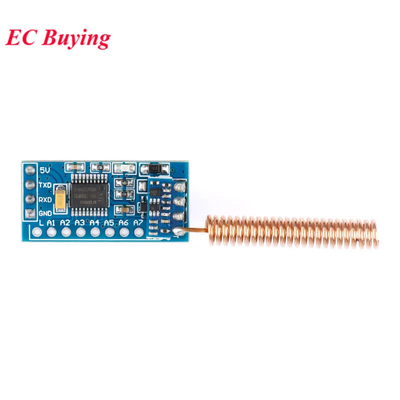 Módulo de serie a RF, placa de Control remoto de 315 Mhz, 315 Mhz, transmisor inalámbrico de serie, versión de alta potencia UTR1 para el hogar inteligente - imagen 4