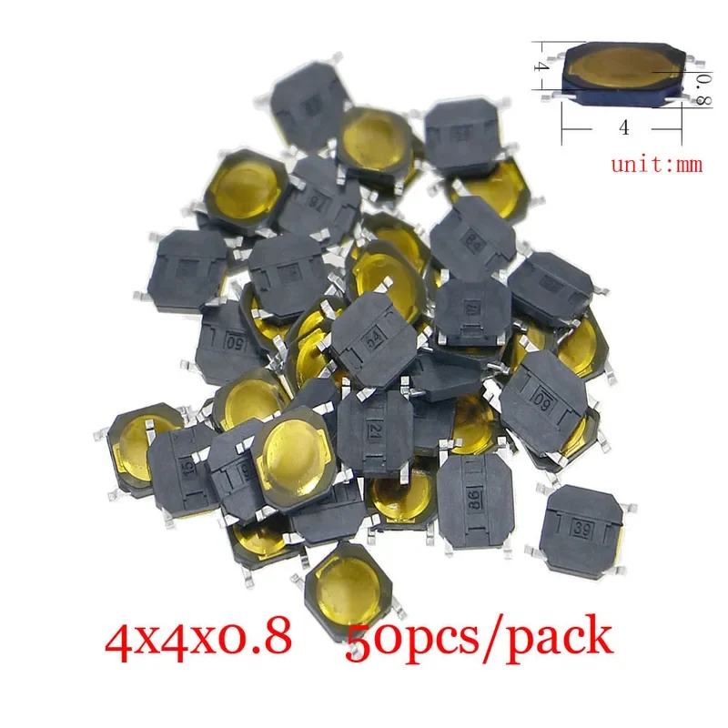 Microinterruptor surtido de pulsadores, interruptores táctiles, interruptor de hoja de reinicio, teclas de control remoto de coche, microinterruptor de botón - imagen 4