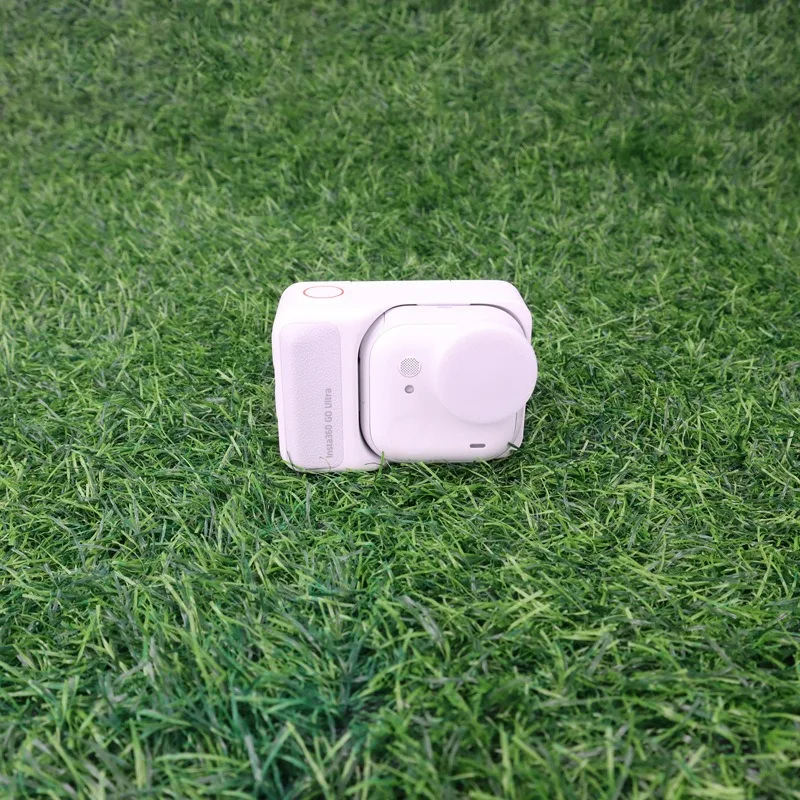 Cubierta protectora de lente para cámara Insta 360 Go Ultra, tapa protectora de lente antideslizante de silicona suave resistente a los arañazos y al polvo - imagen 4
