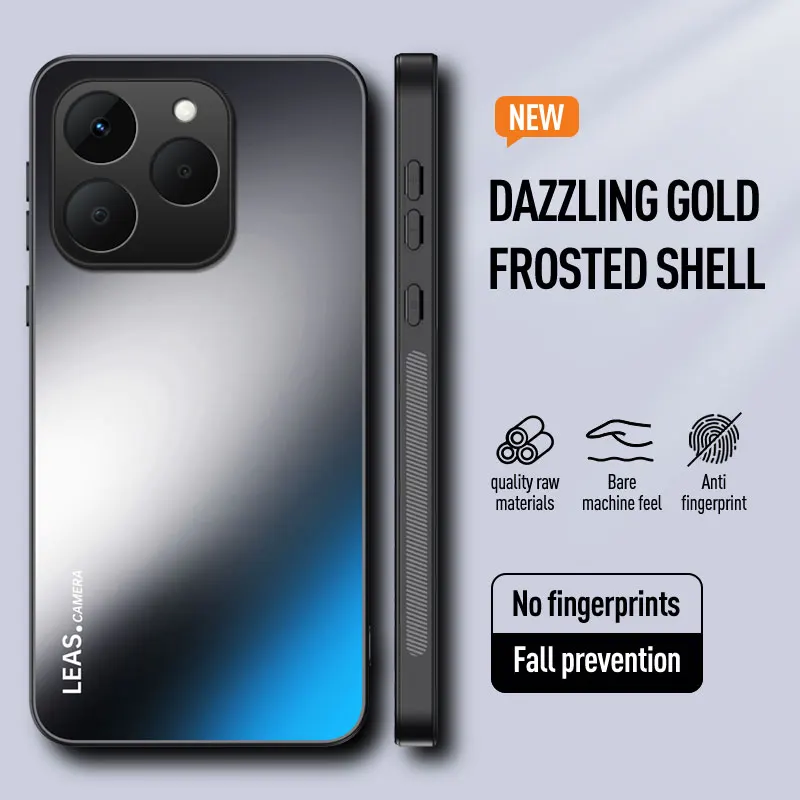 Funda mate para Realme 15T, sensación de piel de lujo, protección de lente dura AG, cubierta anticaída para Realme 15T 15 T, parachoques a prueba de golpes - imagen 2