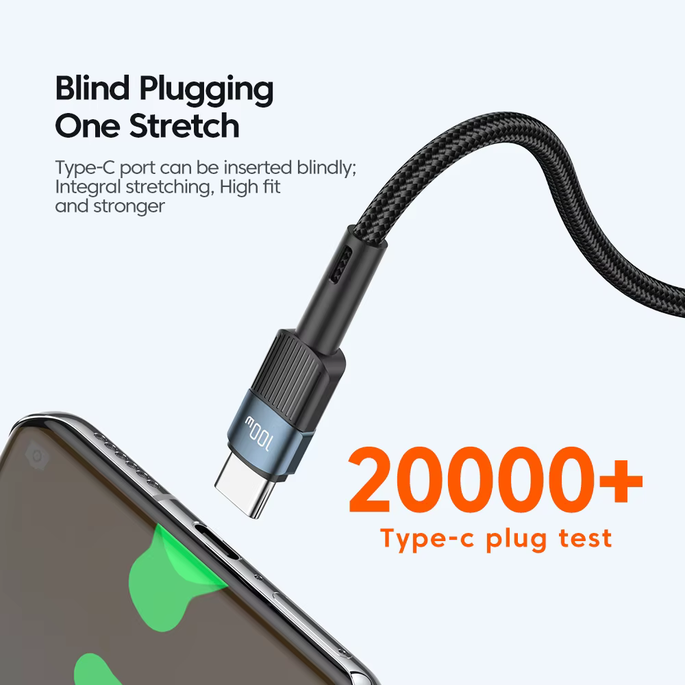 Essager Cable USB-C 100W Power Delivery Carga Rápida - imagen 2