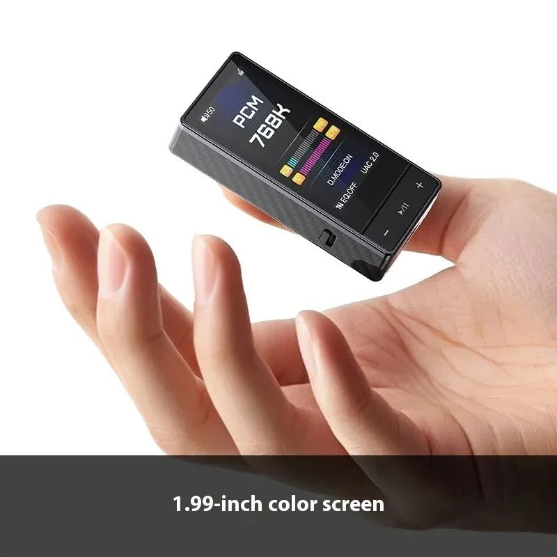 FiiO QX13 amplificador de auriculares HIFI portátil 8 canales DAC ES9027SPRO decodificador pantalla de 1,99 "1 soporte 768KHz/32bit DSD512 MQA - imagen 2