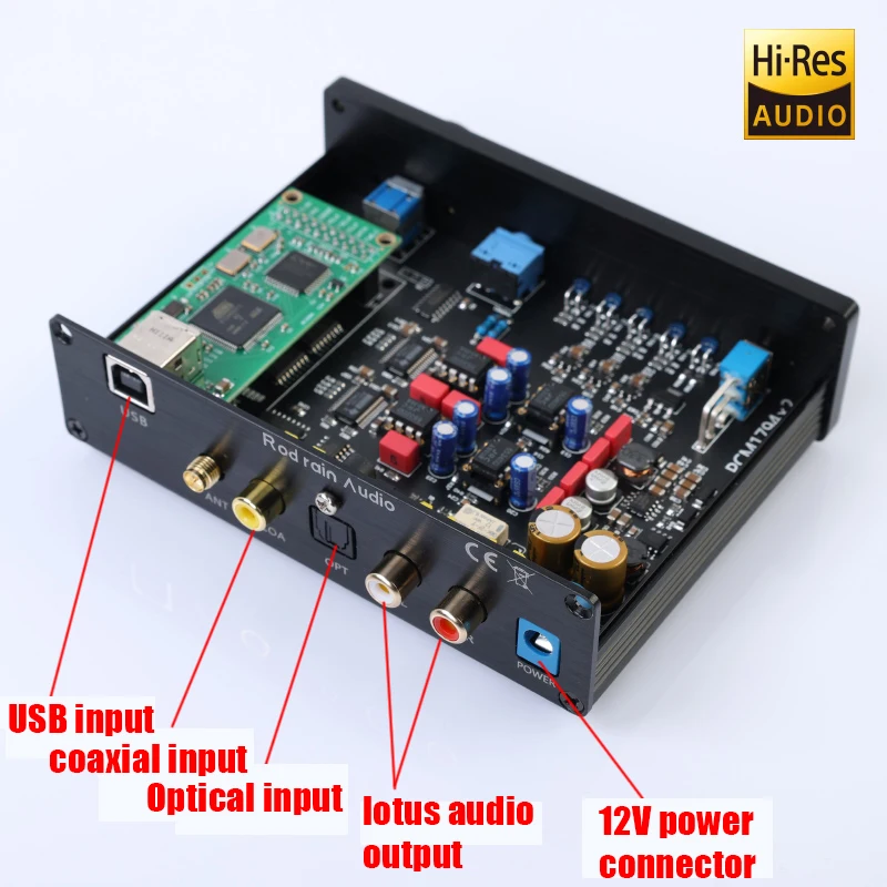 DAC Bluetooth 5.1 HiFi LDAC – Amplificador Auriculares PCM1794 QCC5125 - imagen 5