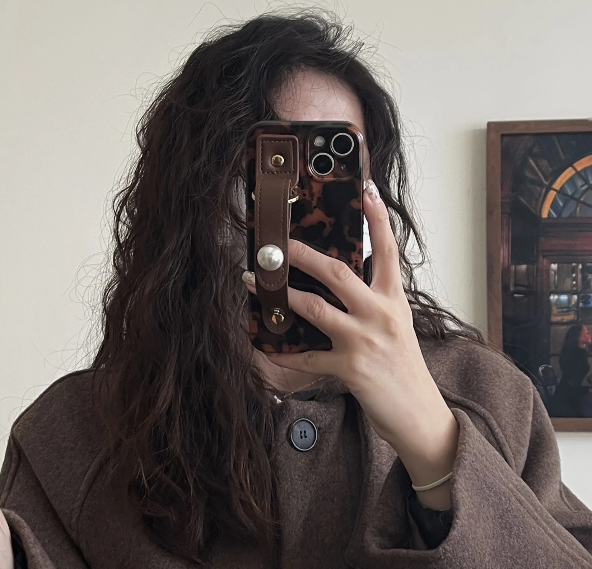 Funda de cuero con correa para iPhone 14pro 12ProMax Apple 13 11 - imagen 2