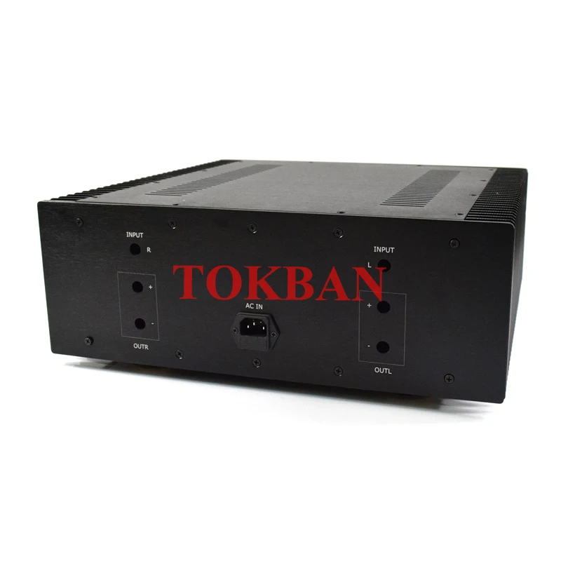 Tokban Audio-carcasa de aluminio para amplificador de clase A, carcasa de chasis con disipador de calor, HIFI, WA130, 430x150x412mm - imagen 2