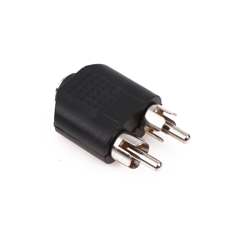 Conector de Audio estéreo hembra a 2 RCA macho, convertidor para altavoz de 3,5mm, 3,5mm, 1 unidad - imagen 3