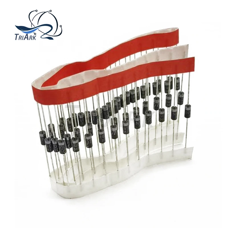 50 Uds 1N4001 1N4002 1N4003 1N4004 1N4005 1N4006 1N4007 DO-41 diodo rectificador 1A 50V 100V 200V 400V 600V 800V 1000V - imagen 3