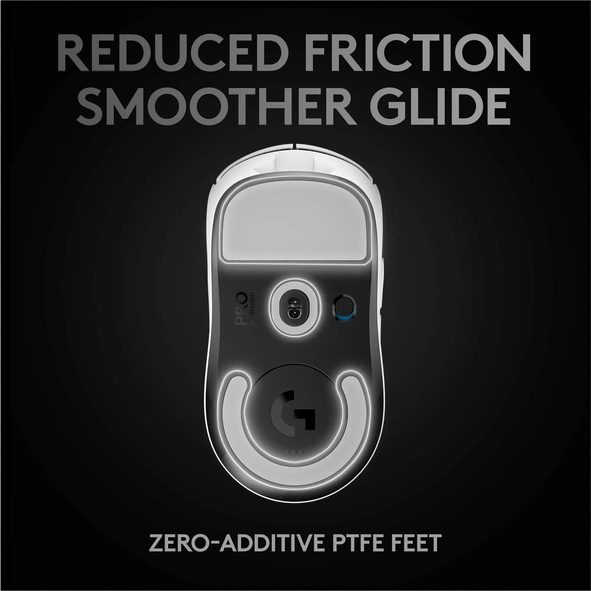 Ratón inalámbrico Logitech Gpro Superlight de 25600 DPI, sensor HERO 25K, conexión triple modo, ratón para juegos de PC con cable/Bluetooth de 2,4 GHz - imagen 5