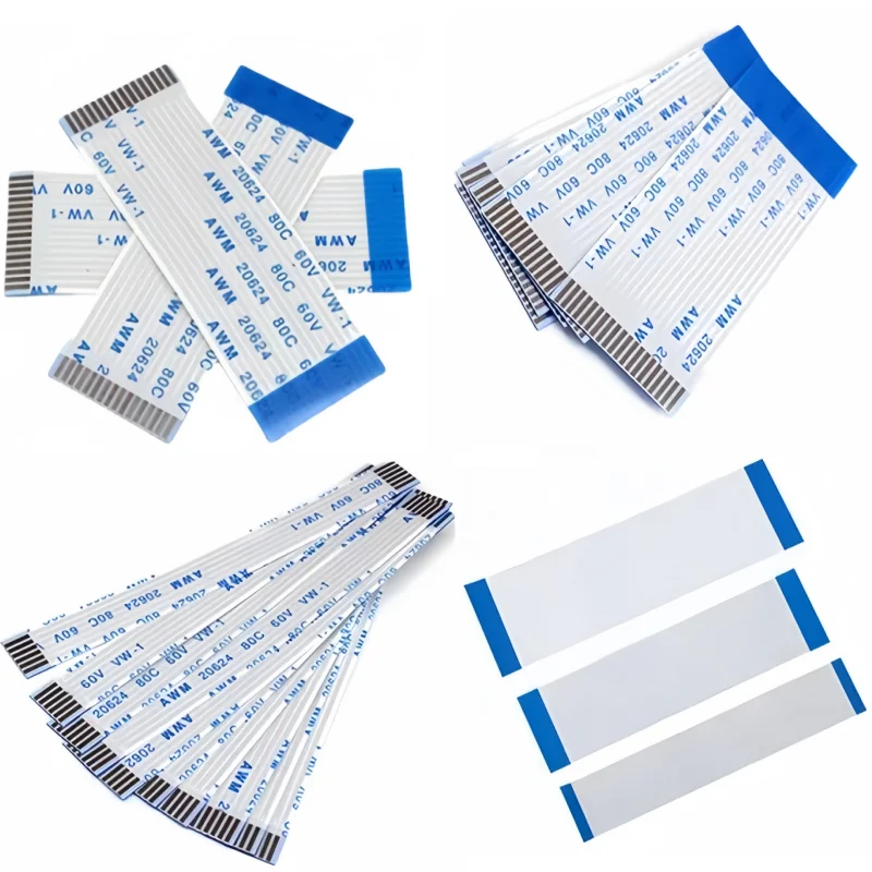 10 Uds Cable plano Flexible FFC FPC AWM 20624 80C 60V VW-1 FFC-0.5MM 4/5/6/8/10/12/14/16/18/20/22/24/26/30/32/34/36/40/45/50/60Pin - imagen 2