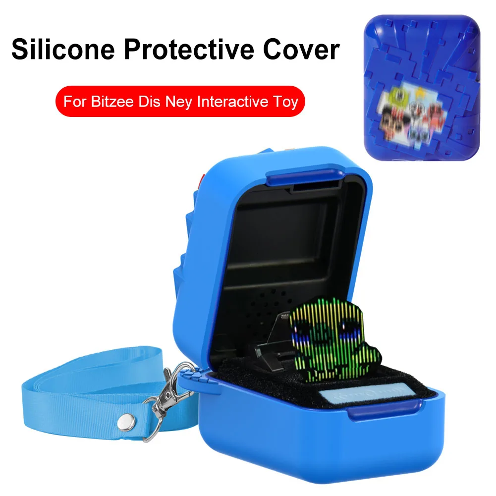 Funda de silicona lavable, funda protectora de silicona con cordón, cubierta protectora para Bitzee Dis Ney, juguete interactivo, mascotas electrónicas - imagen 4