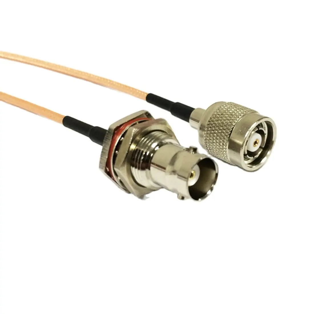 RP TNC interruptor de enchufe macho BNC hembra, Cable Pigtail de mampara RG316, envío rápido, venta al por mayor, 15CM/30CM/50CM/100CM - imagen 2
