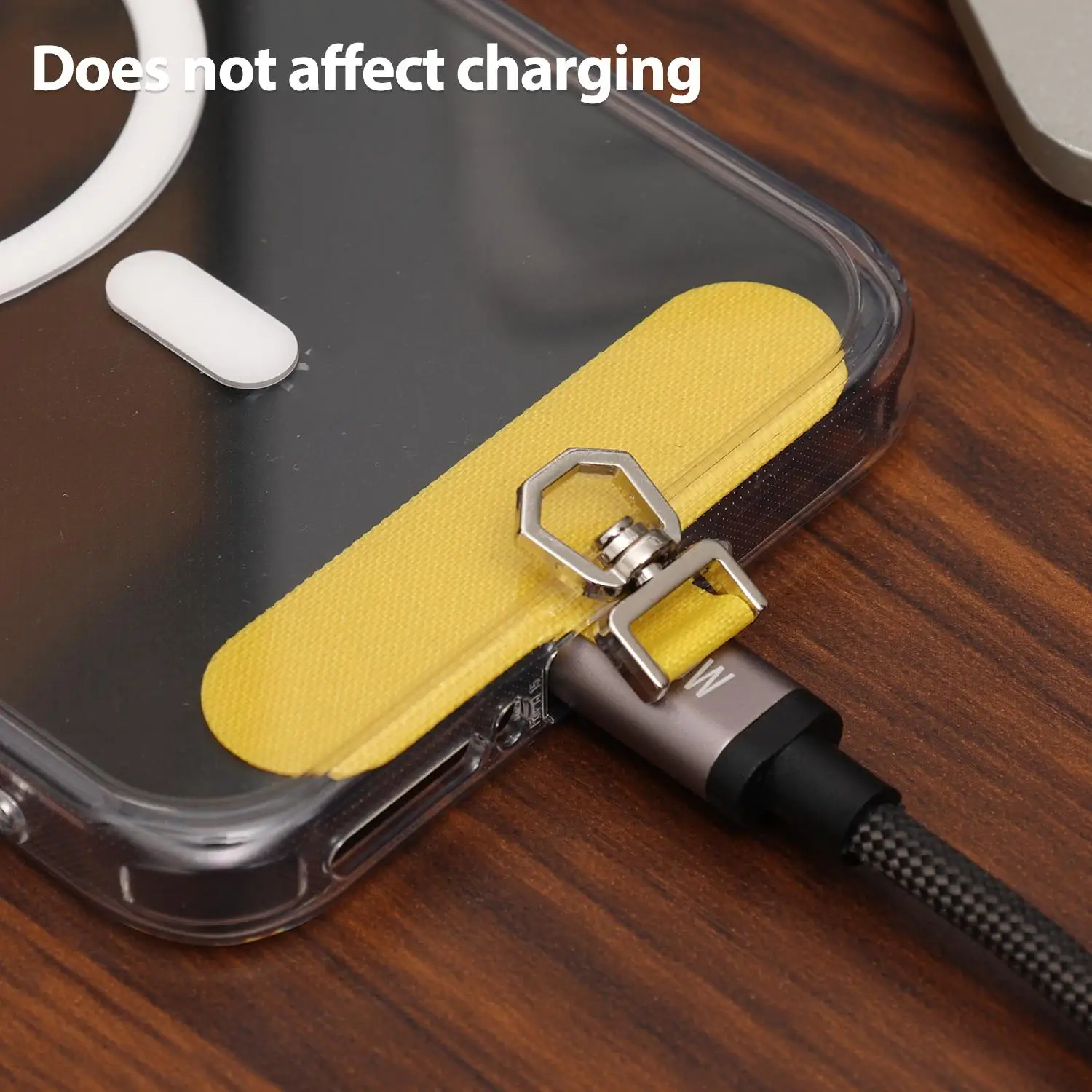 Cordón de Metal ultrafino para teléfono, parche giratorio de acero inoxidable, conector de correa para teléfono móvil, tarjeta de lengüeta de cordón colgante - imagen 4