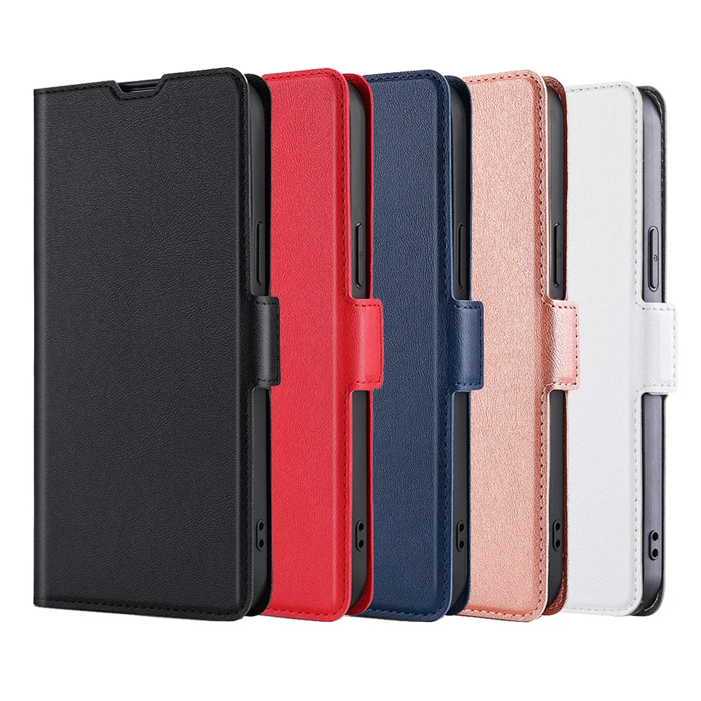 Funda de teléfono de cuero Retro para Redmi Note 7 8 9 10 11 12 13 14 15 Pro funda tipo billetera Note 13 5g funda Simple con ranuras para tarjetas