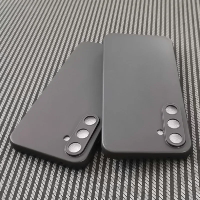 Funda suave de TPU para Samsung Galaxy S23 FE 5G, funda trasera de silicona para Samsung S23FE, carcasa de teléfono negra mate - imagen 4