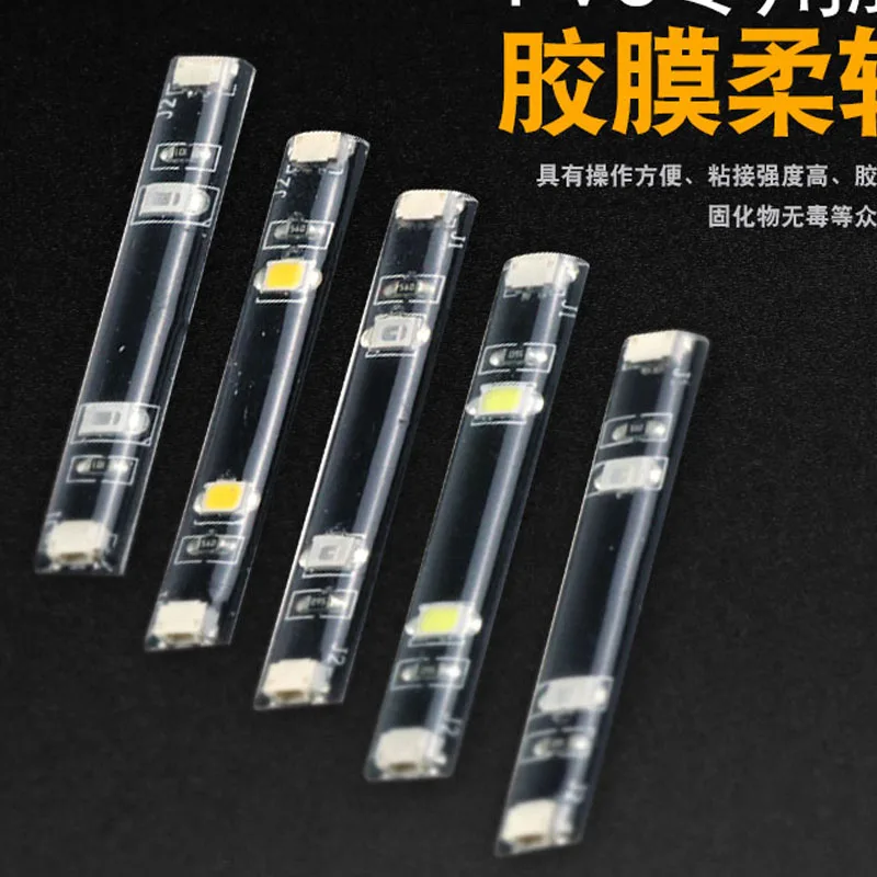 Bloques de construcción DIY, luz LED decorativa, barra de luz adhesiva, paisaje urbano, efecto de luz, piezas brillantes, bloques de construcción creativos - imagen 3