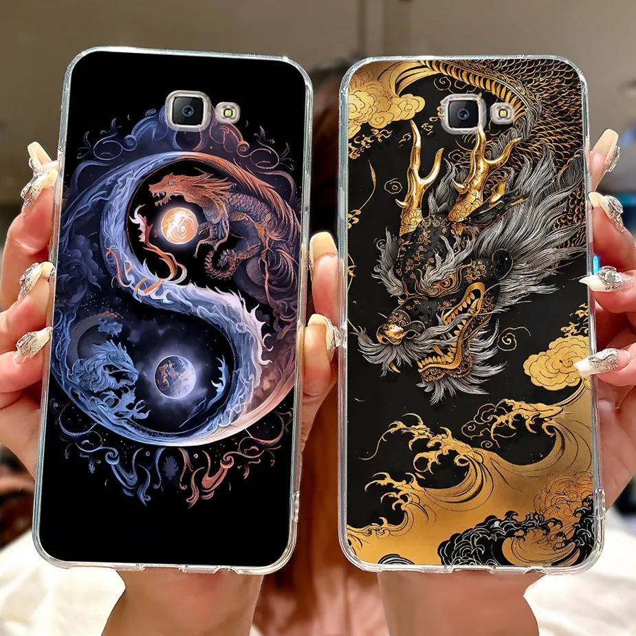 Para Samsung Galaxy J7 Prime funda SM-G610F funda pintada Popular de lujo funda de teléfono delgada suave para Samsung J7 Prime 2 J7Prime Shell - imagen 3