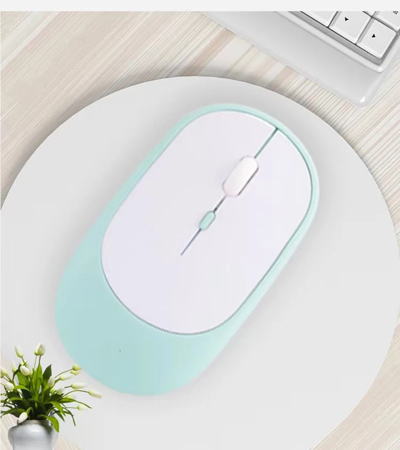 Ratón inalámbrico Bluetooth para ordenador portátil 2,4G empalme Color modo dual para iPad teléfono tableta portátil - imagen 3