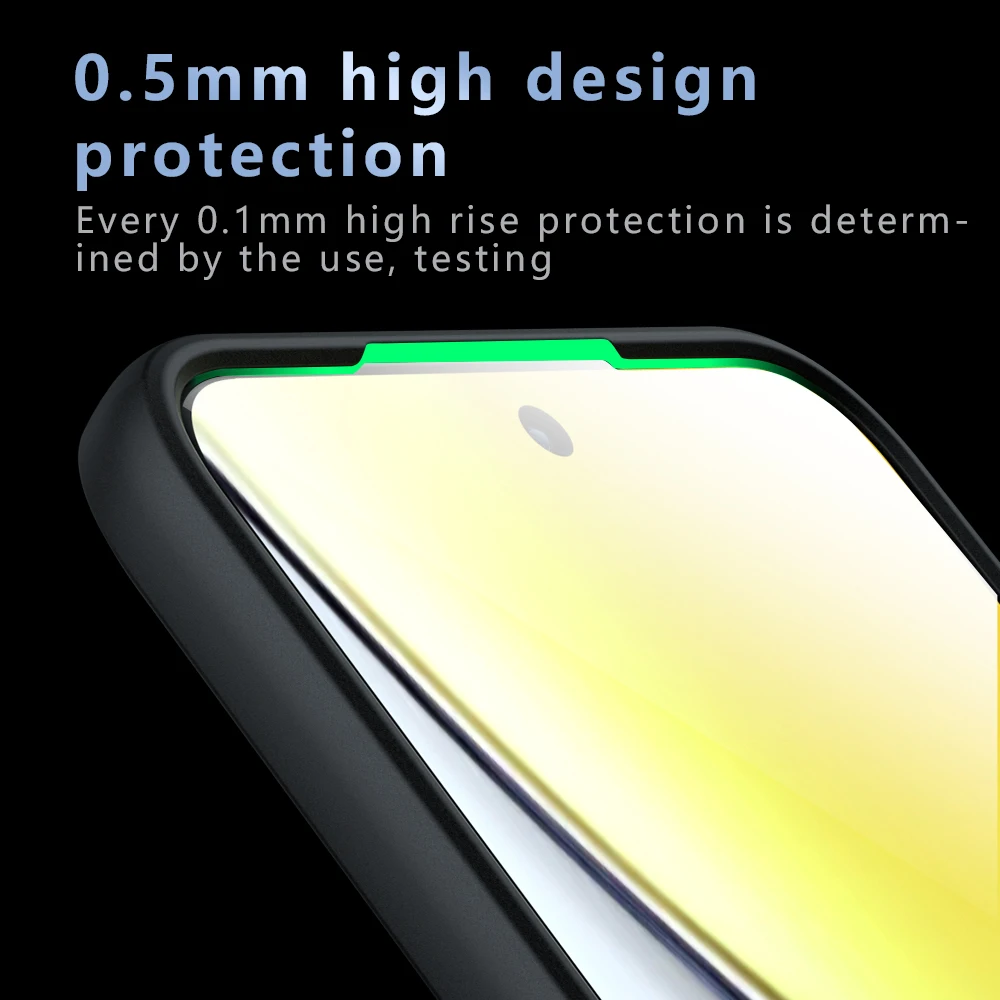 Funda para Realme P3 Ultra a prueba de golpes piel esmerilada sensación mate PC TPU cubierta transparente para Realme P3 Ultra - imagen 5