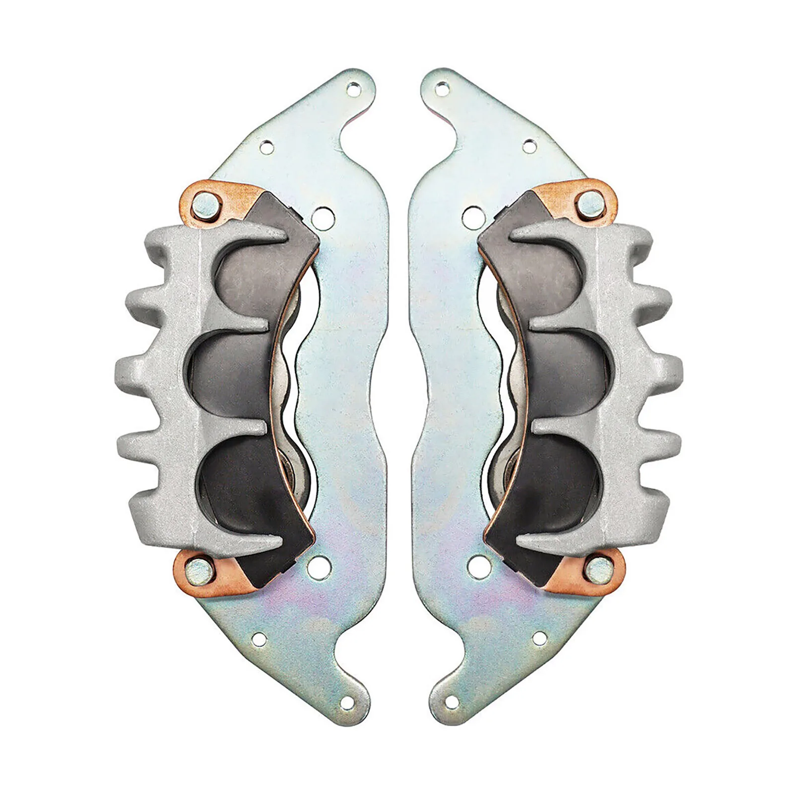 2 unids/set de pinzas de freno delantero izquierdo y derecho con pastillas sinterizadas 1912473 1912474 Para accesorios de coche Polaris RZR Turbo/RZR PRO XP