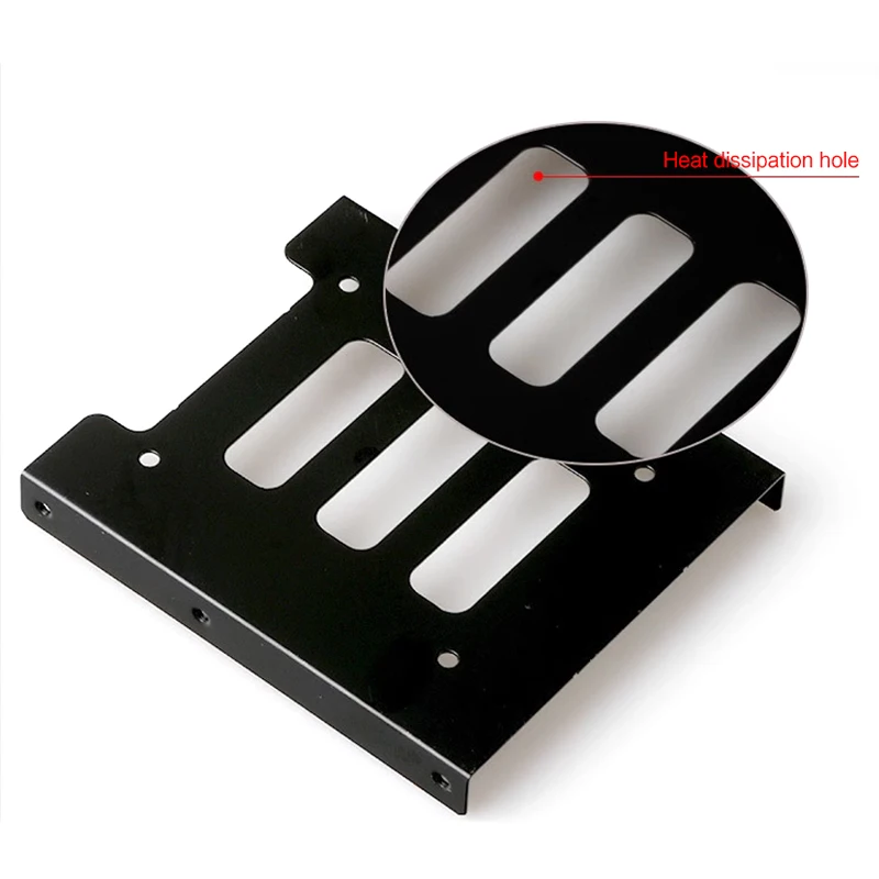 Convertidor de soporte de montaje SSD para computadora de escritorio, compatible con tipo metálico de 2,5 a 3,5 pulgadas - imagen 5