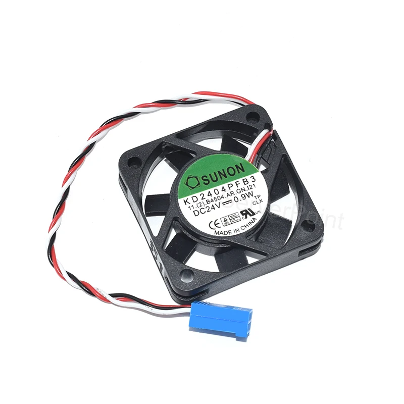 KD2404PFB3 DC24V 0,9 W ventilador de refrigeración de señal de alarma para SUNON 4010 40*40*10 MM enfriador 2 cables/3 cables/enchufe azul nuevo - imagen 5