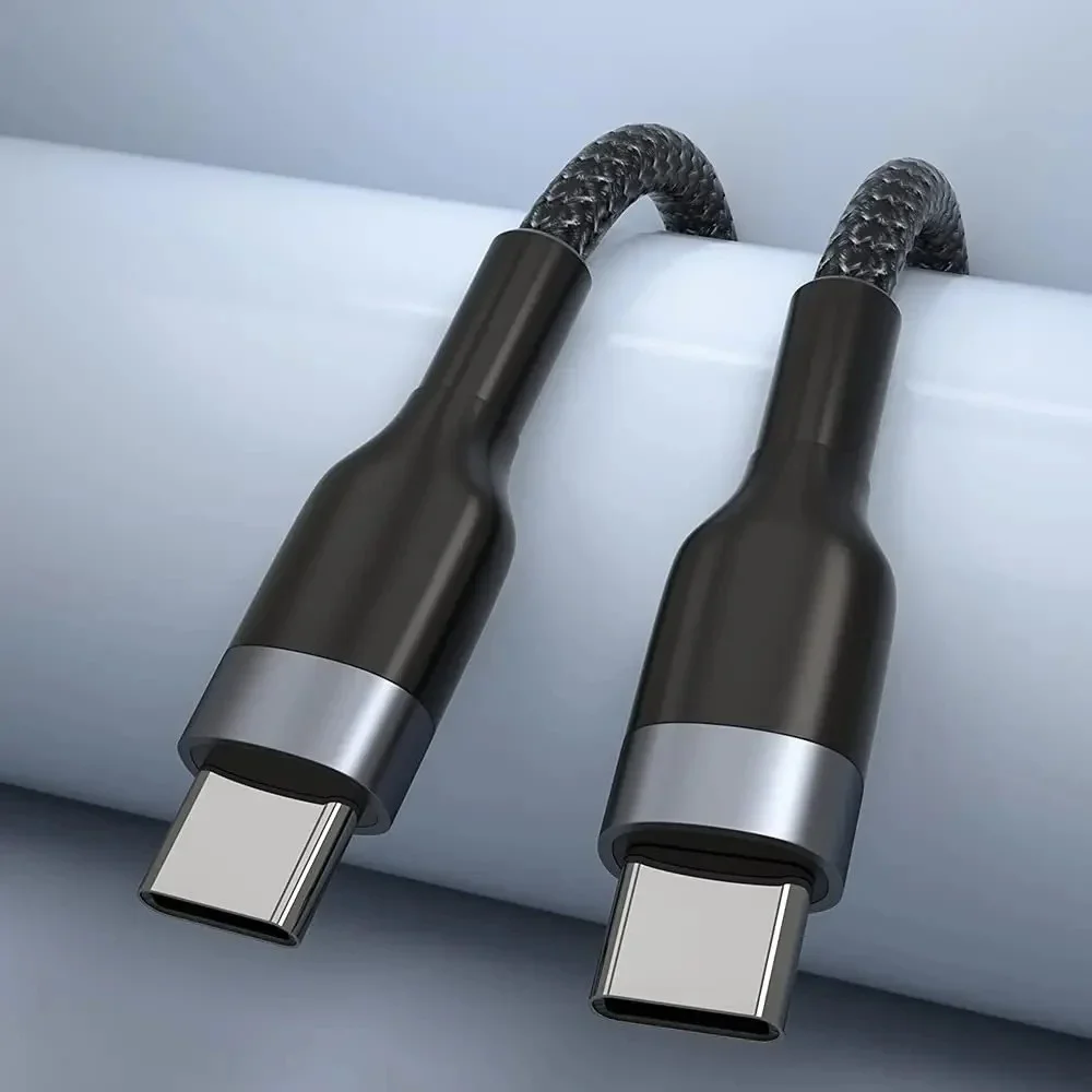 Cable tipo C PD 60W cargador de teléfono de carga rápida Cable de datos para iPhone 16 Samsung Xiaomi Huawei USB C a USB C Cable de carga rápida