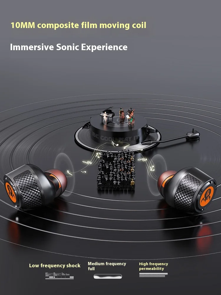 GravaStar P9 Plus auricular inalámbrico Bluetooth portátil reducción de ruido deportes electrónicos auriculares para juegos sonido Hifi estéreo RGB luz regalo - imagen 5