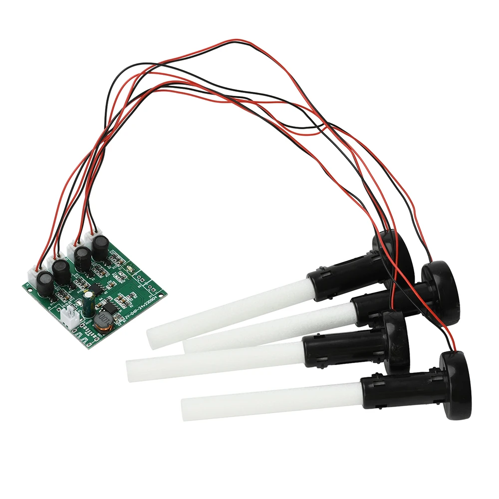 Humidificador ultrasónico DC 6-24V, Kits DIY, generador de niebla y placa de circuito del controlador, 4 nebulizador, película de atomización, hoja atomizadora oscilante - imagen 5