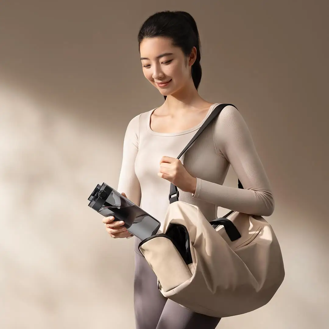 Xiaomi Mijia botella de agua deportiva portátil para exteriores, gran capacidad, Tritan, 600ML, taza de agua, botella de bebida con - imagen 3