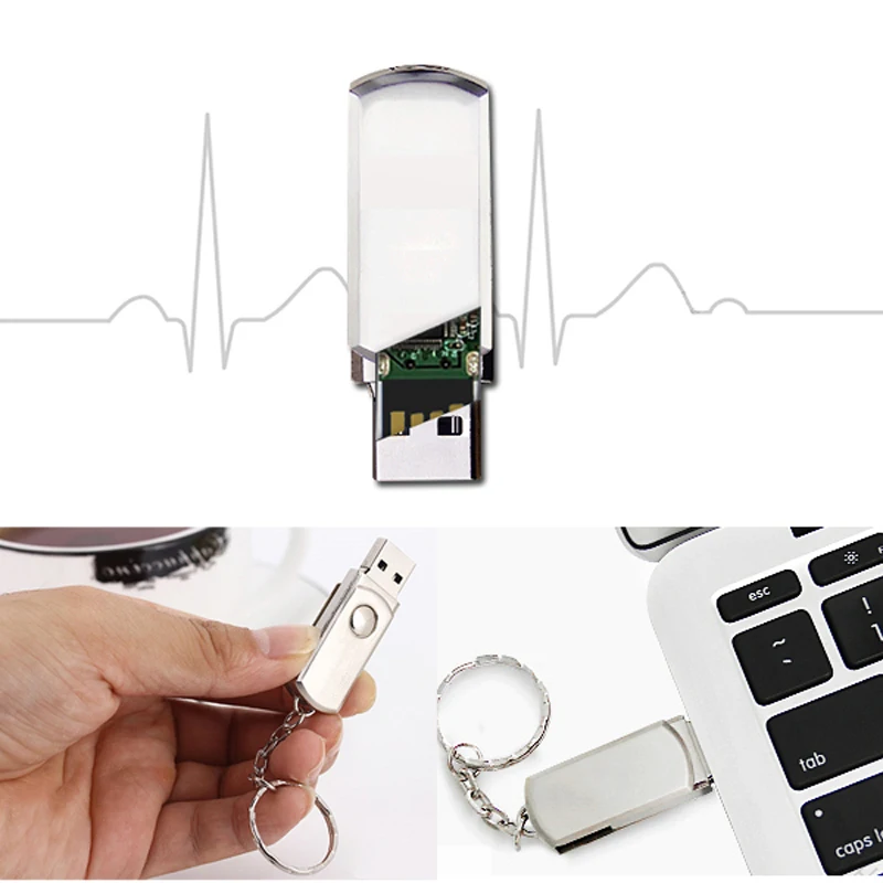 10/20/50 Uds unidad Flash USB de Metal 16gb 32gb disco flash impermeable Pendrive 64GB 128GB memoria Usb 2,0 Flash USb Stick 4G 8G - imagen 5