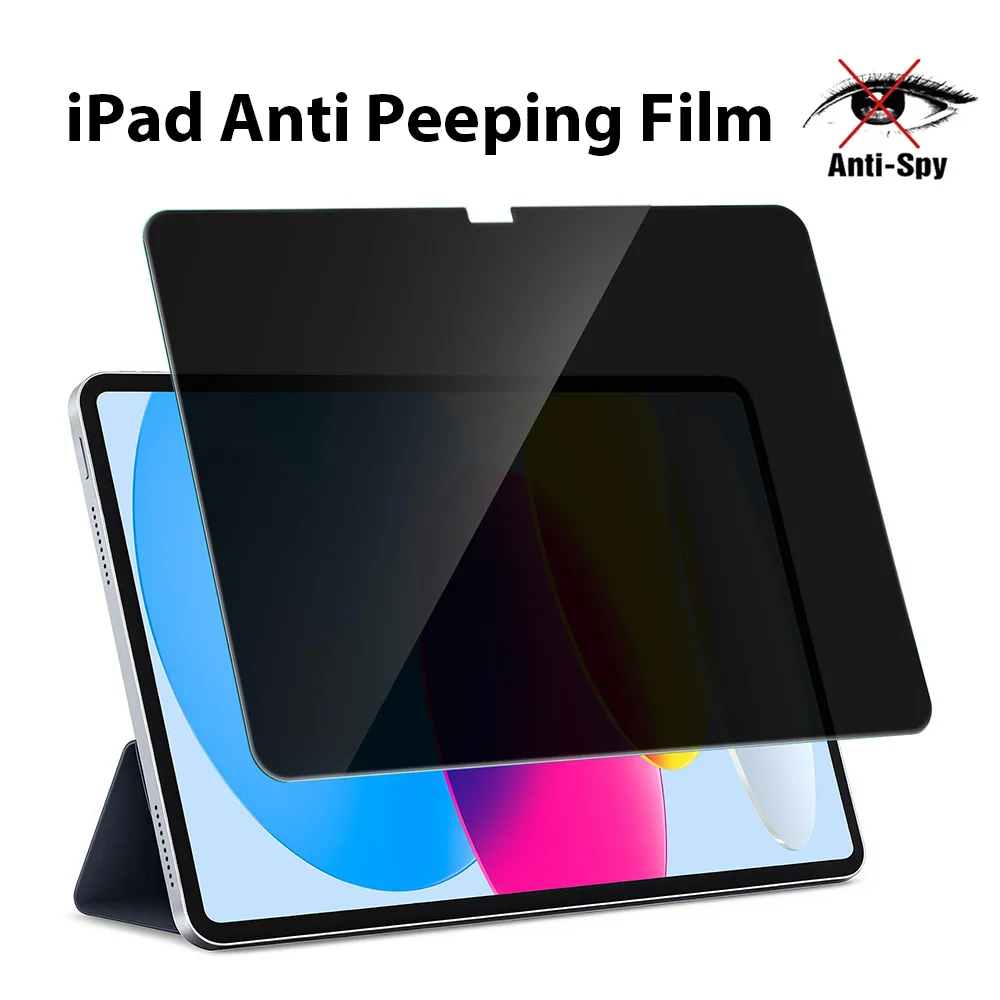 Protector de pantalla de privacidad para iPad A16 9. a 10. a generación Pro 13 11 M5 M4 12,9 vidrio templado para iPad Air 6 5 4 3 Mini 6 7 10,2
