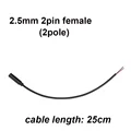 2.5mm 2pole female