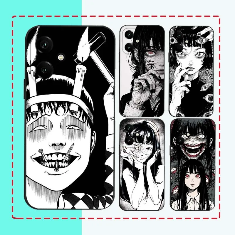 Funda de terror Junji Ito para Honor Play 5T 50 4T 40 5 4 3 30 20 Magic7 Magic6 Magic5 Lite Pro Plus Youth 5G