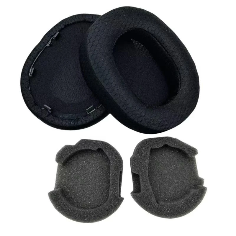 1 par de almohadillas para los oídos, almohadillas de malla de repuesto, almohadillas para los oídos, cubierta de esponjas, orejeras para auriculares Sony WH-1000XM5 - imagen 4