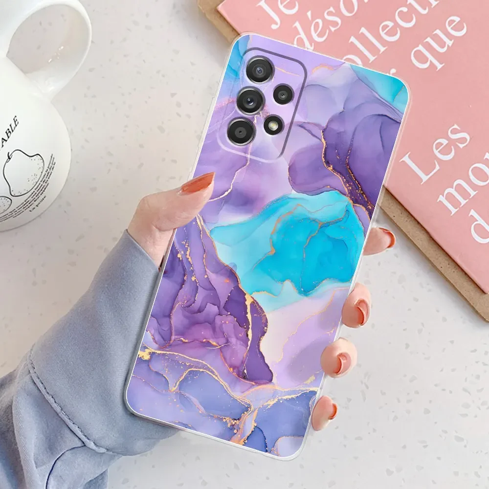 Fundas traseras de silicona suave para Samsung Galaxy A52s, 5G, A52, 4G, A53, 5G, 2022, A33, A24, A54, A34, transparentes, Paras - imagen 2