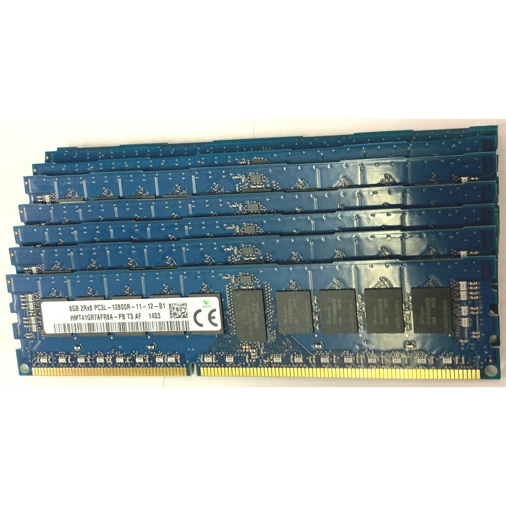 1 Uds RAM 8GB 8G 2Rx8 DDR3L 1600 PC3L-12800R HMT41GR7AFR8A-PB memoria de alta calidad envío rápido - imagen 5