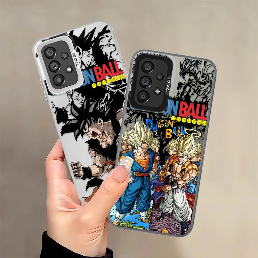 Dragon Ball Goku Vegeta funda trasera para teléfono Samsung Galaxy A36 A13 A14 A15 A16 A11 A12 A32 A34 A17 A20s A35 A26 A31 A21s