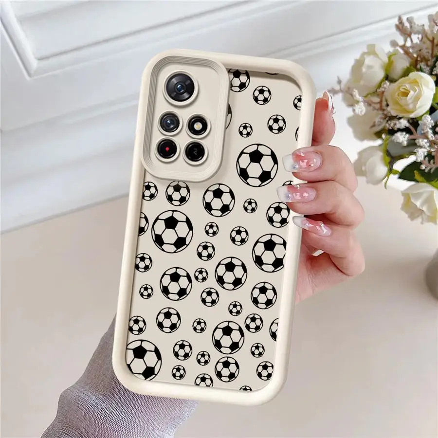 Funda de teléfono de fútbol divertida para Xiaomi Redmi 13C 12C 14C 9T 10A A2 A1 Plus 9C A3 A5 9A 10C funda suave - imagen 5