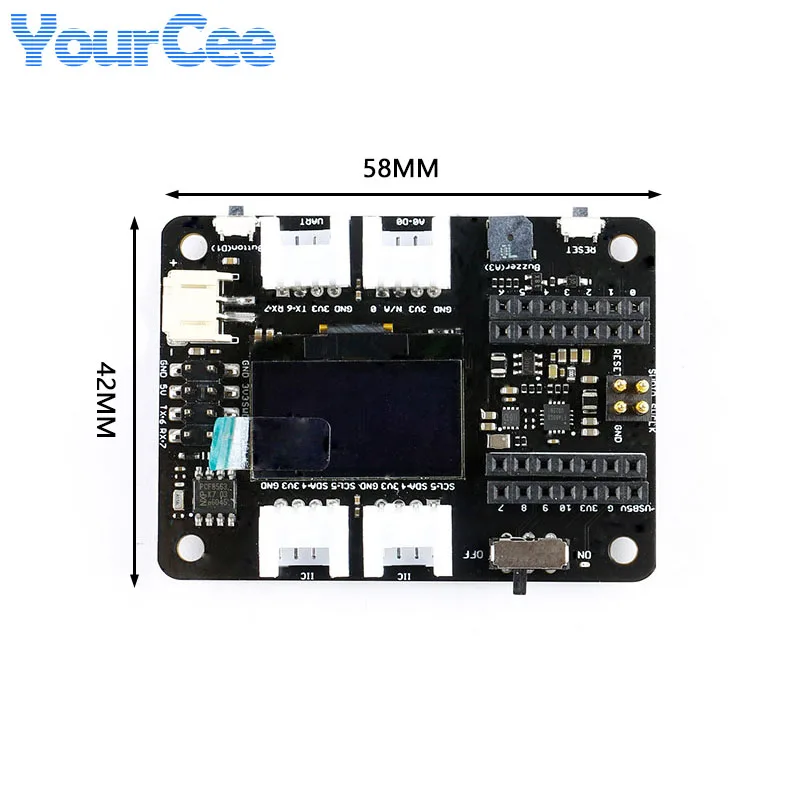 Placa de expansión de microcontrolador Seeed Xiao Seeed, módulo de placa de desarrollo Seeed, pantalla OLED de Motor para Arduino - imagen 2