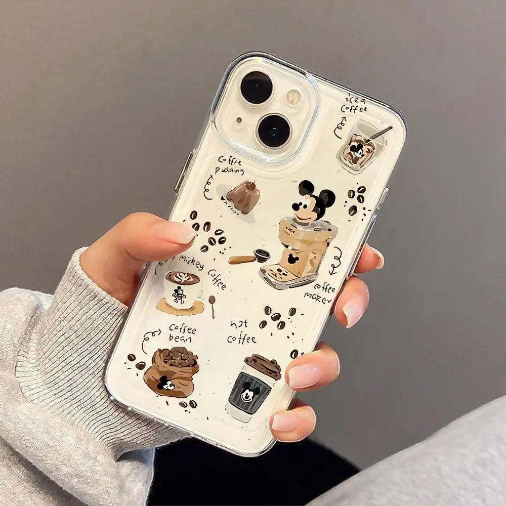 Funda de teléfono con bonitos productos de Mickey de Disney para iPhone 16 15 14 13 12 11 Pro Max XR XS MAX 7 8 PLUS Y2K, funda de parachoques a prueba de golpes - imagen 3