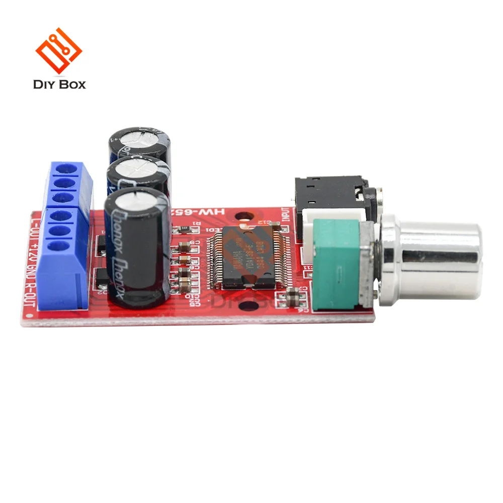 Tablero Amplificador YDA138E 12W + 12W ESTÉREO HIFI Amplificador de Audio Digital Amplificador de altavoz para Yamaha MK145 tablero de sonido Subwoofer DC 12V - imagen 2