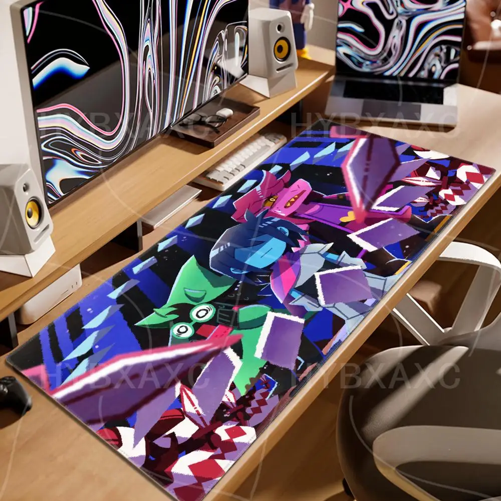 Alfombrilla de ratón Deltarune, alfombrilla para teclado, alfombrilla de escritorio de 1000x500mm, alfombrilla de escritorio para PC, alfombrilla de oficina para jugadores, alfombrilla de mesa para el hogar HYBXAXC 90X40 - imagen 2