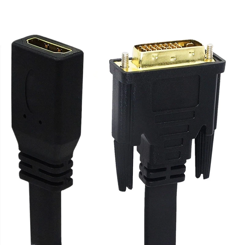 Cable HDMI compatible con DVI, DVI-D 24 + 1, adaptador bidireccional para Xiaomi, Xbox, Series X, PS5, PS4, TV Box, DVI a HDMI, divisor - imagen 3