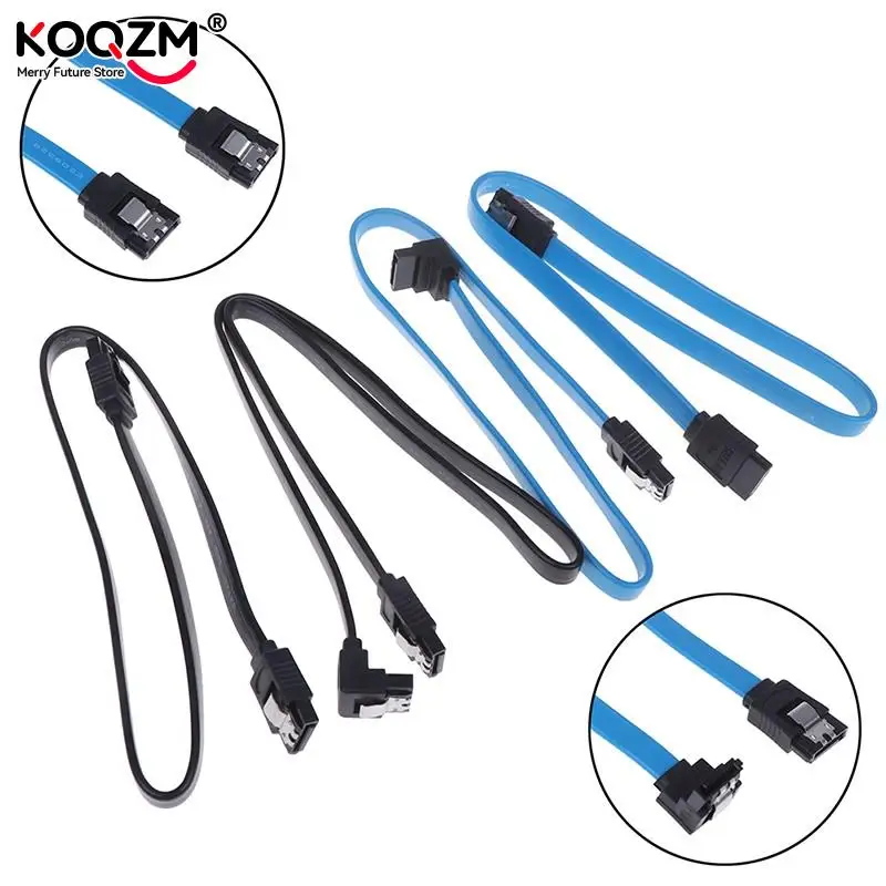 Cables y conectores de ordenador SATA 3,0 III, SATA3, 6 Gb/S, disco duro SSD, Cable de ángulo Directo/recto